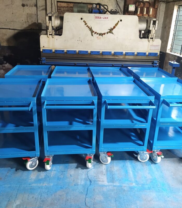 Material Handling Trolley Manufacturers in India by Megamech Industries Pvt Ltd