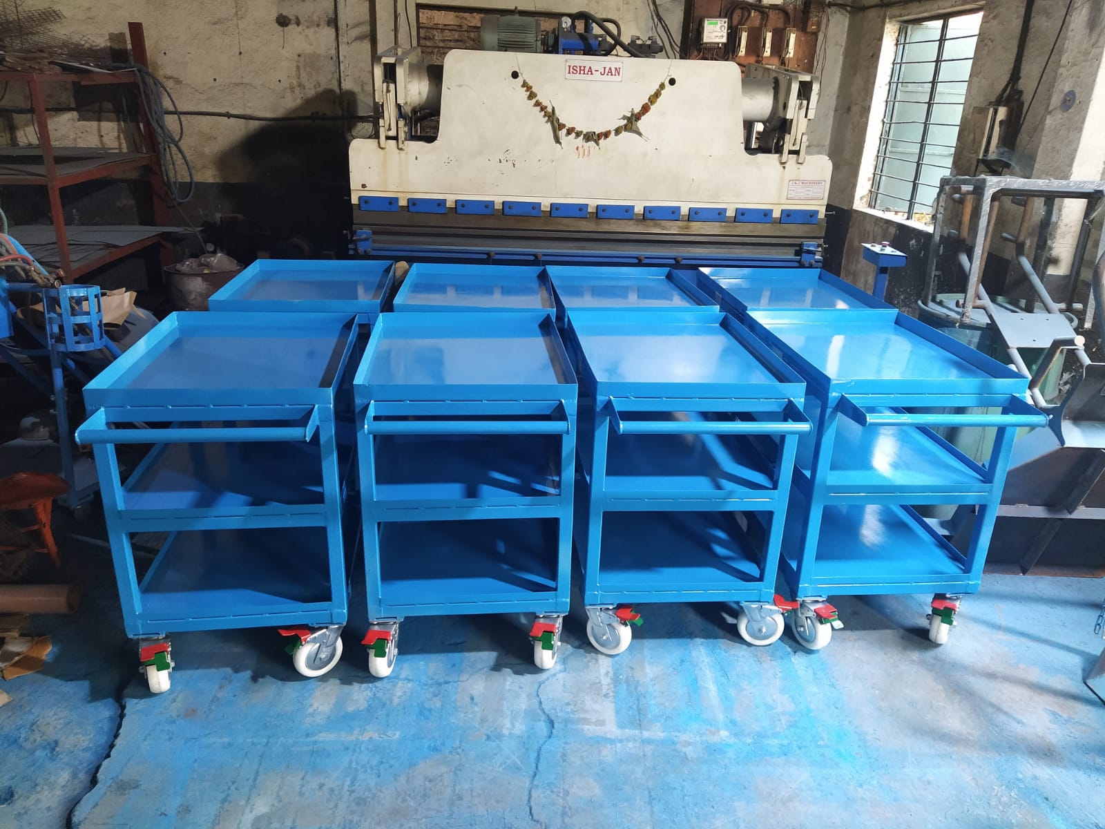 Material Handling Trolley Manufacturers in India by Megamech Industries Pvt Ltd